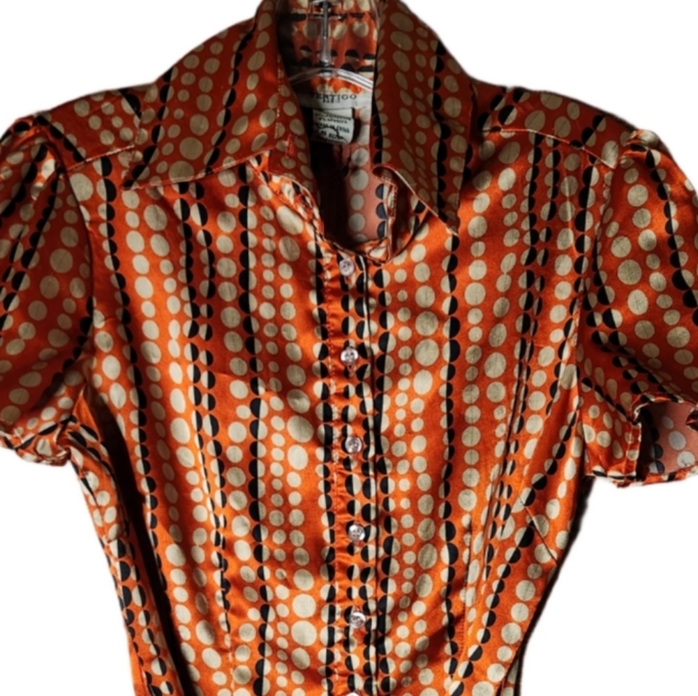 Vertigo Paris  Button-Down Shirt Size XS - Picture 2 of 5